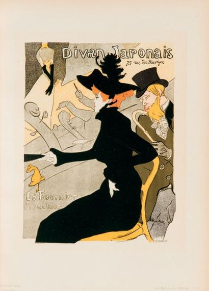 null [AFFICHE]. Les Maîtres de l’affiche. Paris,
Chaix, 1896. In-folio, demi-maroquin...