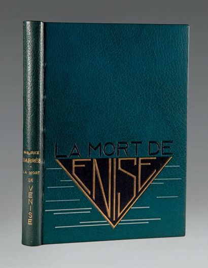 BARRÈS (Maurice). La Mort de Venise. Paris, Les Éditions d'Art Devambez, 1926.
Grand...