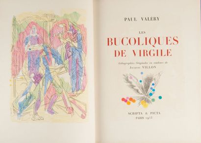 VALÉRY (Paul). Les Bucoliques de Virgile. Paris, Scripta & Picta, 1953. In-folio,...