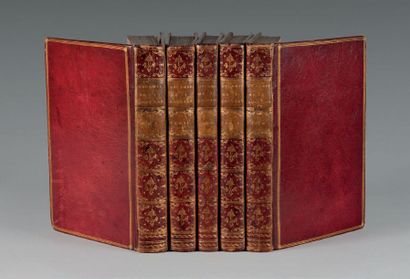 [BOCCACE]. Le Decameron de Jean Boccace. Londres [Paris], 1757-1761.
5 volumes in-8°,...
