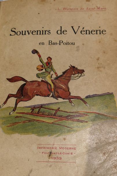 L.BLANPAIN de SAINT MARS Souvenirs de vénerie en bas Poitou
Dessins et illustrations...