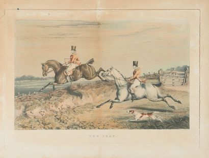 H.ALKEN Scènes de vénerie
Suite de quatre gravures en couleurs encadrées.
Dim.: 40...