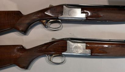 null Paire de fusils de chasse Browning cal. 12.70 (n°8H3PM02982 et n°8H3PM02983)
Modèle...