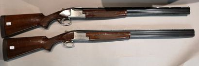 null Paire de fusils de chasse Browning cal. 12.70 (n°8H3PM02982 et n°8H3PM02983)
Modèle...
