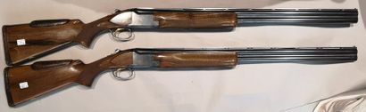 null Paire de fusils de chasse Browning calibre 12.70 (n°46843S75 et 46844S75)
Mono...