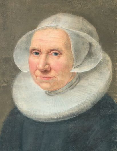 Vallerand VAILLANT (Lille vers 1623 - Amsterdam 1677) Portrait de femme en buste
Pastel....