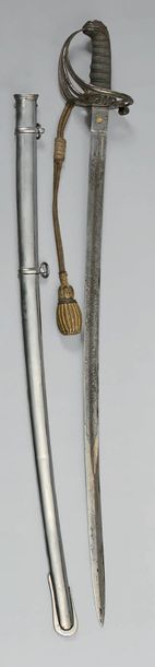 null Sabre d'officier supérieur anglais offert au général Maurizio de Sonnaz (1816/1892),...