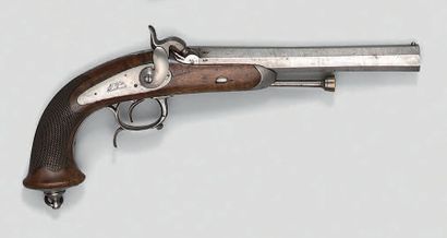 null Pistolet d'officier de cavalerie à percussion modèle 1833, canon octogonal en...