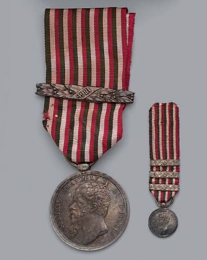 null Médaille commémorative de la Guerre de l'Indépendance et de l'Unité italiennes...