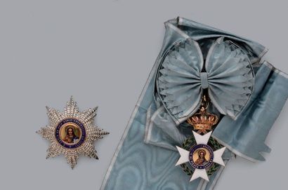 null Ensemble de grand-croix de l'ordre du Sauveur de Grèce, 2e type (1862):
- Croix...