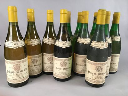 null Ensemble de 11 bouteilles: 4 bouteilles PULIGNY-MONTRACHET "Les Referts", H....