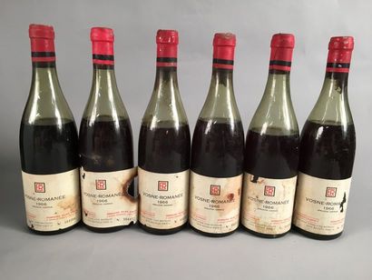 null 6 bouteilles VOSNE-ROMANEE R. Engel 1966 (es, elt, 1 ea, B)