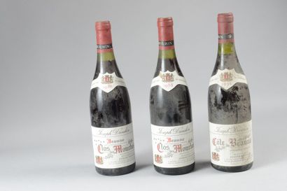 null 2 bouteilles BEAUNE "Clos des Mouches", J. Drouhin 1988 (ets, on joint un Côte...