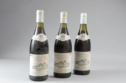 null 3 bouteilles POMMARD "Clos de la Chanière", Château de Bligny 1989 (etlt, 1...