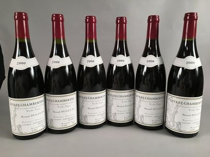 null 6 bouteilles GEVREY-CHAMBERTIN "V.V.", Dugat-Py 2000
