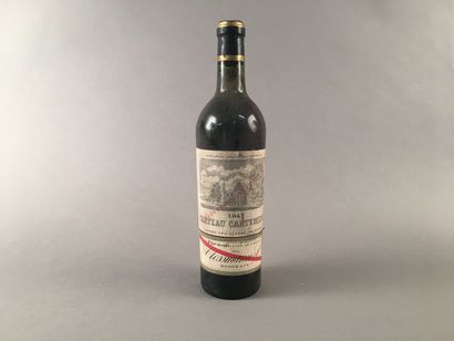 null 1 bouteille Château CANTEMERLE, 5° cru Margaux 1947 (ets &et; LB)