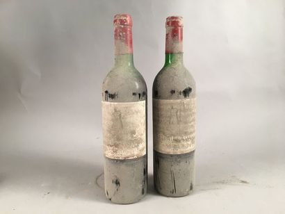 null 5 bouteilles Château CHEVAL-BLANC, 1° Grand cru St-Émilion 1974 (ets, très fânées,...
