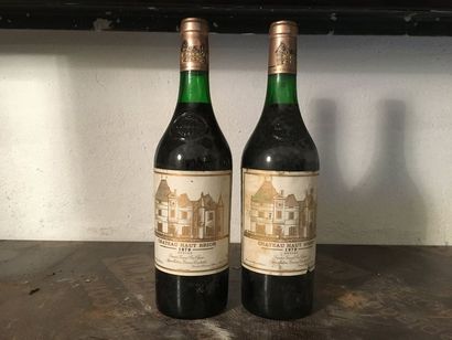 null 2 bouteilles Château HAUT-BRION, 1° cru Pessac-Léognan 1979 (es, elt, TLB)