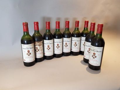 null 9 bouteilles Château L"ENCLOS HAUT MAZEYRES, Pomerol 1981 (es, elt, B/V)