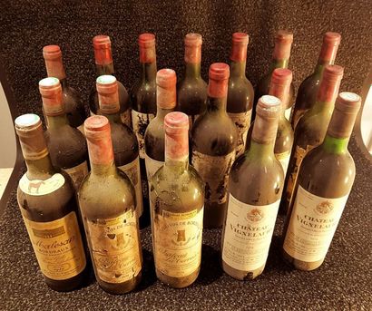 null Ensemble d'une trentaine de bouteilles de BORDEAUX DIVERS (dont TOUR DE MONS...