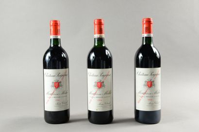 null 3 bouteilles Château POUJEAUX, Moulis 1984 (1 TLB)
