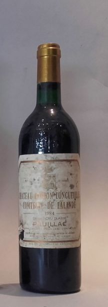 null 1 bouteille Château PICHON-LONGUEVILLE*COMTESSE, 2° cru Pauillac 1984 (ea, et,...