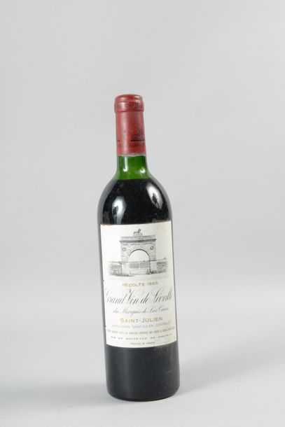null 1 bouteille Château LÉOVILLE-LAS-CASES, 2° cru Saint-Julien 1985 (elt, es, ...