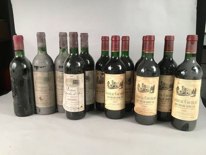 null 7 bouteilles Château COUDERT, St-Émilion 1985 (on joint 4 Patache d'Aux 86 et...