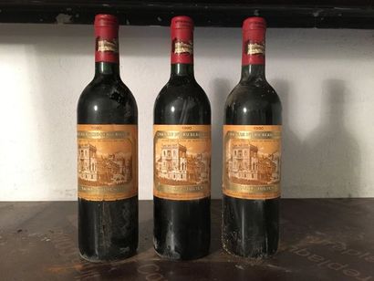 null 3 bouteilles Château DUCRU-BEAUCAILLOU, 2° cru Saint-Julien 1990 (es, elt)