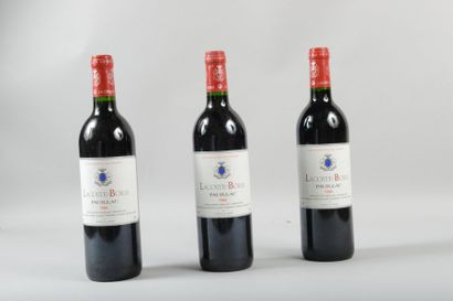 null 12 bouteilles LACOSTE-BORIE, Pauillac 1994 cb