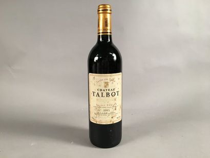 null 1 bouteille Château TALBOT, 4° cru Saint-Julien 1995 (elt)