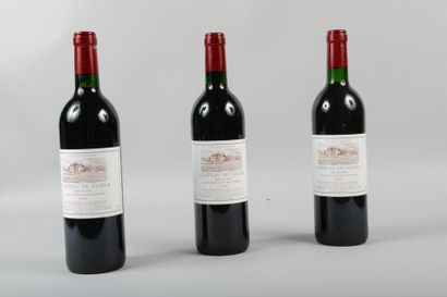 null 6 bouteilles Château DU GLANA, Saint-Julien 1996 cb