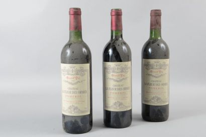 null 3 bouteilles Château LA FLEUR DES ORMES, Pomerol 1996 (es)