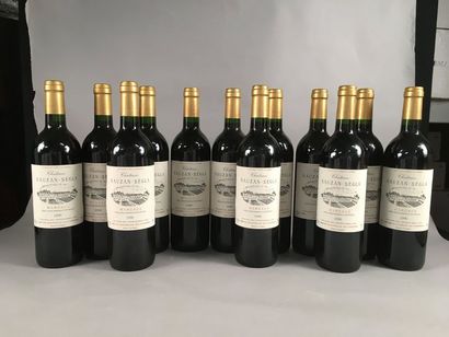 null 12 bouteilles Château RAUSAN-SÉGLA, 2° cru Margaux 1996 (2 elt)