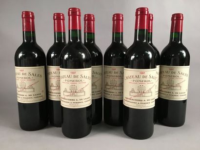 null 8 bouteilles Château DE SALES, Pomerol 1997