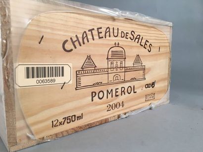 null 12 bouteilles Château DE SALES, Pomerol 2004 (cb non ouverte encore sous bl...