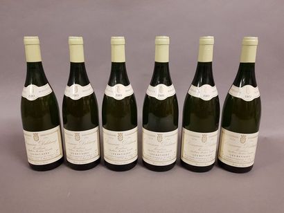 null 6 bouteilles MONTLOUIS "Les Batisses, Moêlleux", Deletang 1989