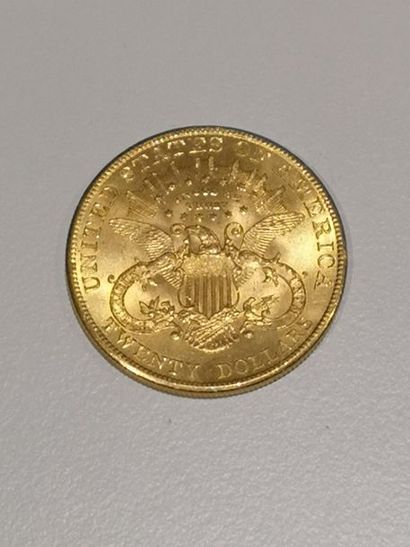 null Pièce de 20 Dollars or datée 1904           