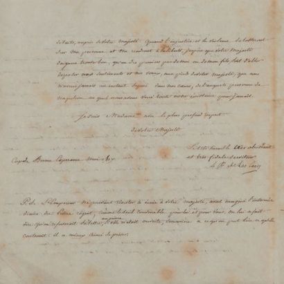 Emmanuel, comte de LAS CASES (1766-1842) compagnon de Napoléon à Sainte-Hélène, auteur...