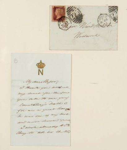 NAPOLÉON IV (1856-1879) Prince Impérial 
Ensemble de 11 lettres et pièces, dont 8...