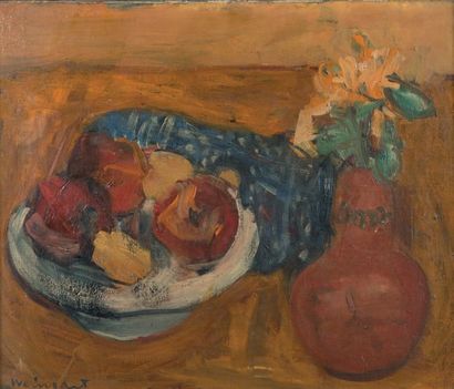 Joachim WEINGART (1895-1942) Nature morte aux fruits
Huile sur toile, signée en bas...