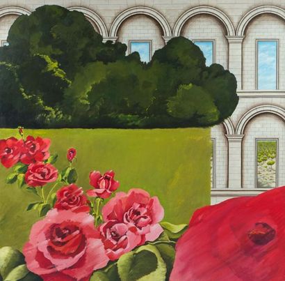 FORRESTER Everything's coming up roses, 1973
Huile sur toile, signée, datée 73 et...