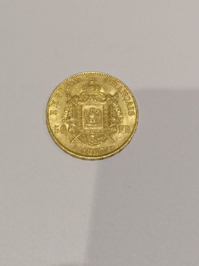 null 
Pièce de 50 Francs or datée 1867