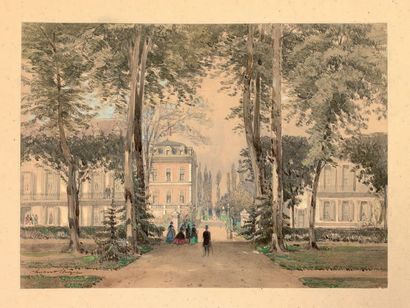 ECOLE FRANCAISE DU XIXème siècle Album contenant une soixantaine de dessins et trois...