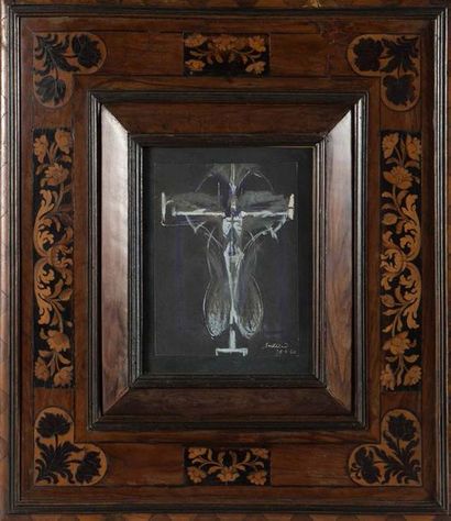 Graham SUTHERLAND (1903-1980) Crucifixion, 1964
Pastel, signé et daté 26.IV.64 en...