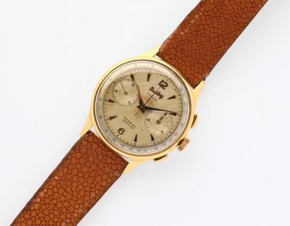 null BREITLING Premier Arbitro, Reference 781, circa 1950. Large steel chronograph...