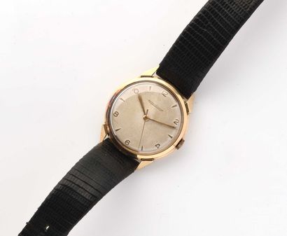 null JAEGER LECOULTRE 18K (750° thousandths) yellow gold city watch with mechanical...