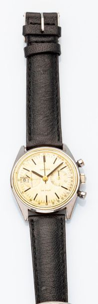 null OMEGA De Ville - Référence 146.017, vers 1970 Montre chronographe en acier à...