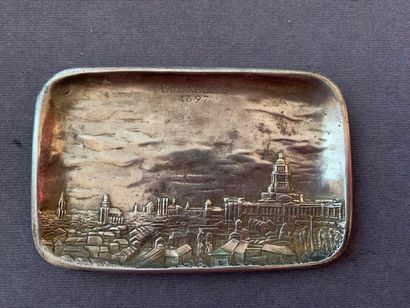 null Frédéric Boucheron, Paris. Year 1897. Commemorative pocket holder for the Brussels...