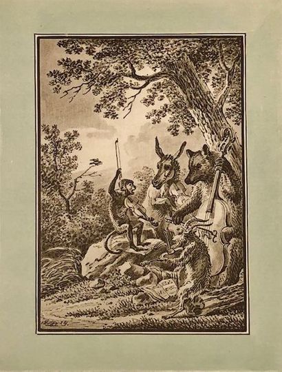 null {Aleksander Ossipovitch OR?OWSKI (1777–1832)}

KRYLOV, Ivan. Quatre fables....